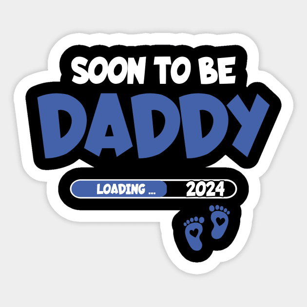 Soon to be daddy 2024 Pregnancy Announcement Sticker by Imou designs